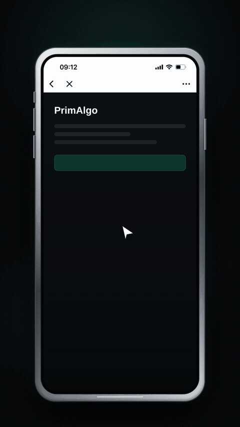 Tutoriel : appuie sur ⋯ puis Ouvrir dans un navigateur